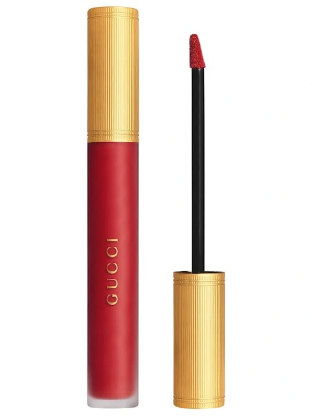 Gucci Rouge À Lèvres Liquide Matte lipstick in Goldie Red 25